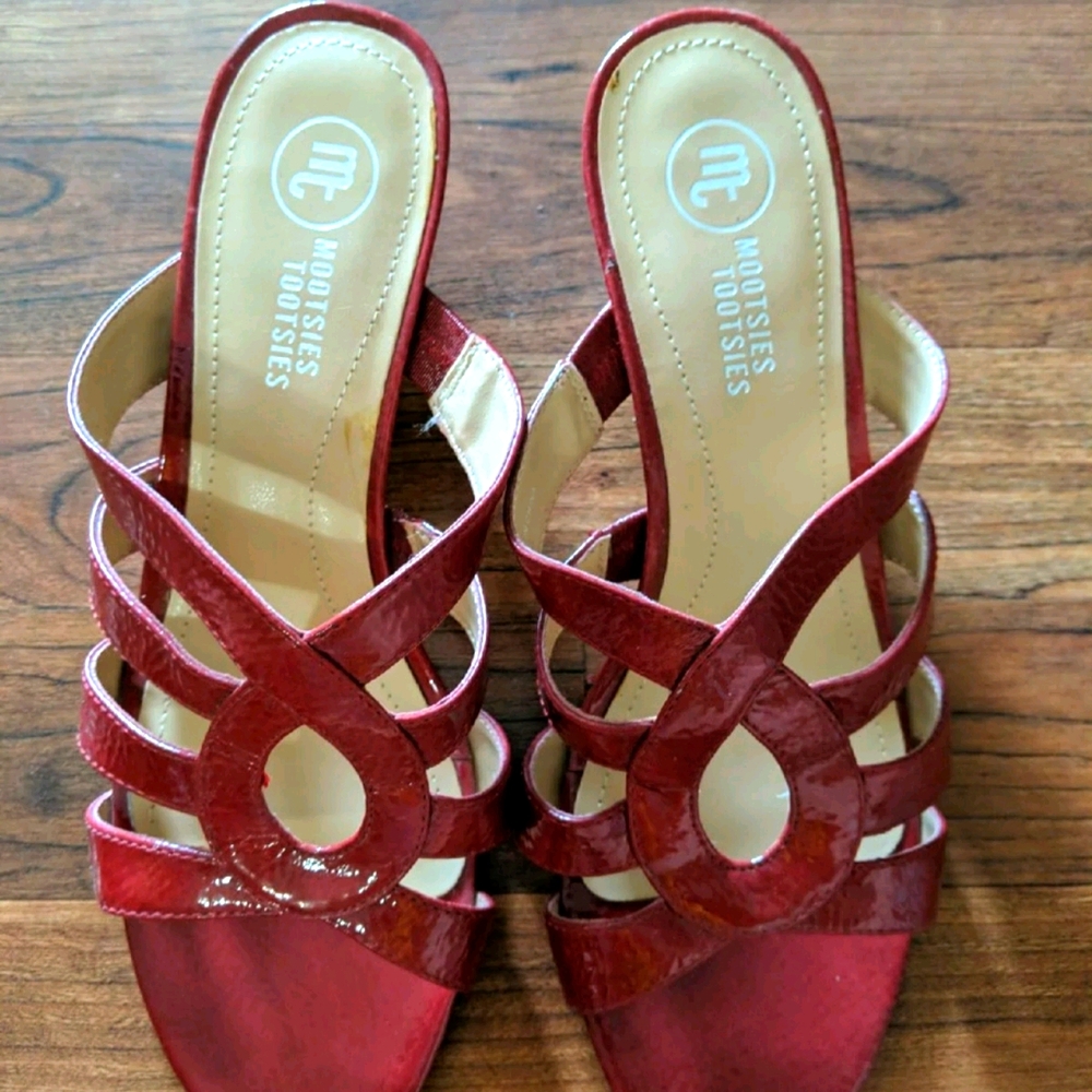 Red Sandals size 8.5